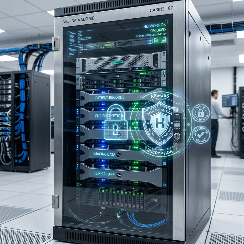 TechniWorx enterprise secure medical server infrastructure backing DentalNetworks.net